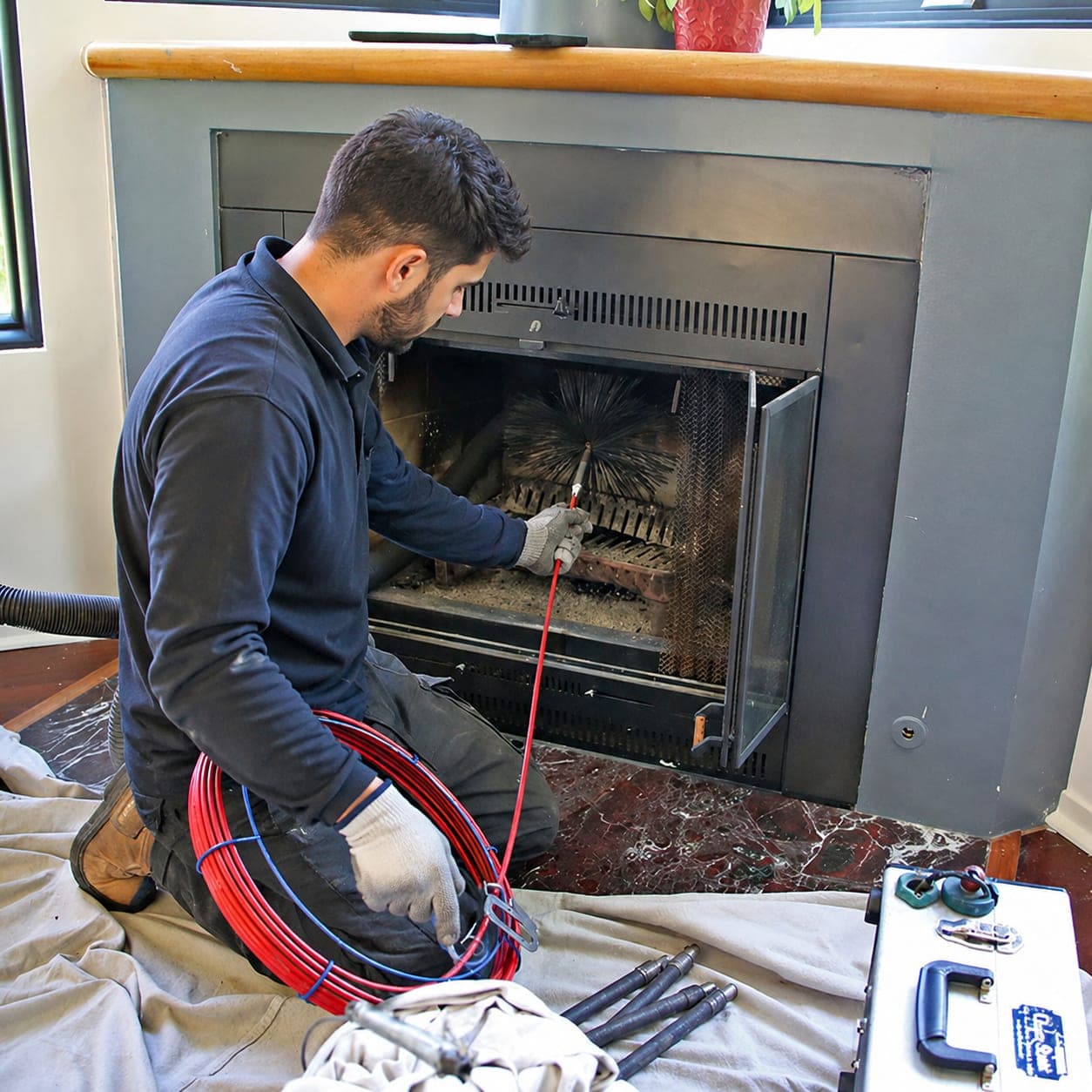 Flue cleaning